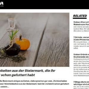 Köstlichkeiten aus der Steiermark: Kürbiskernöl